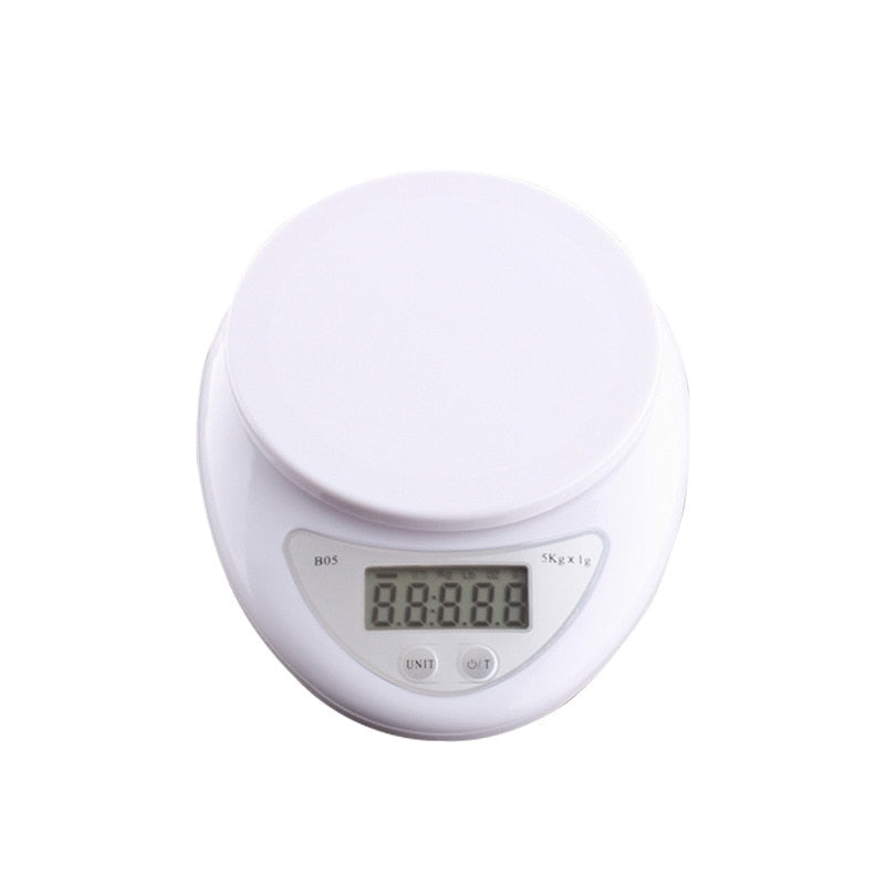 5kg/1g Kitchen Electronic Digital Scale Portable Food Measuring LED