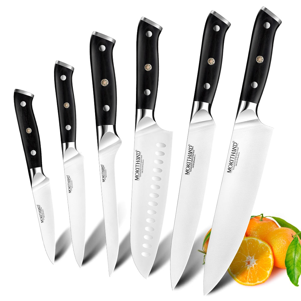 Japanese Kitchen Knives Sets 1.4116 High Carbon Steel Handmade Individual or sets