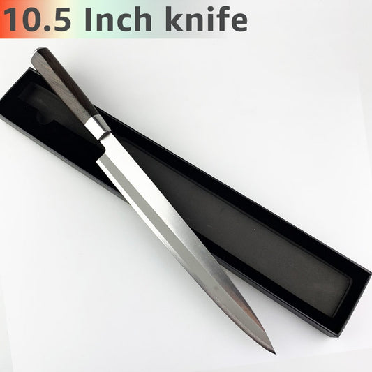 8.5/10.5in Japanese Sashimi Sushi Knife High Carbon Stainless Steel with Box