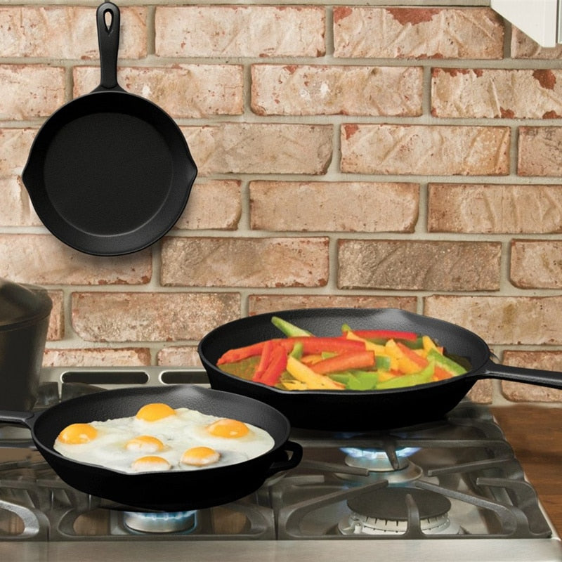 Cast Iron Skillet Pan 9.84inch(25cm) Cast Iron Fry Pan