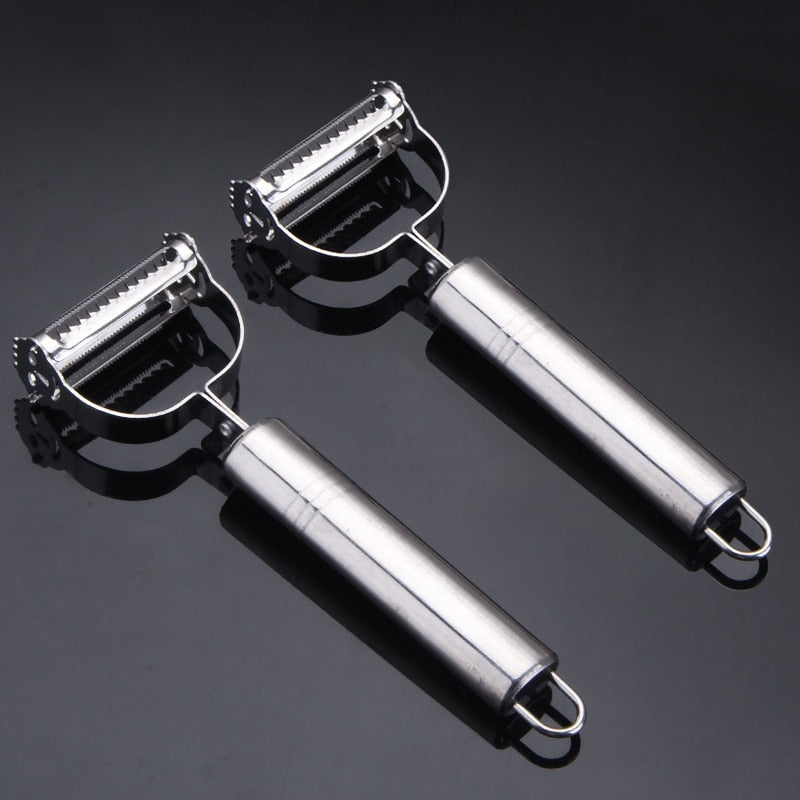 2 in1 Stainless Steel  Vegetable Potato Peeler Grater Julienne Cutter Kitchen Accessories