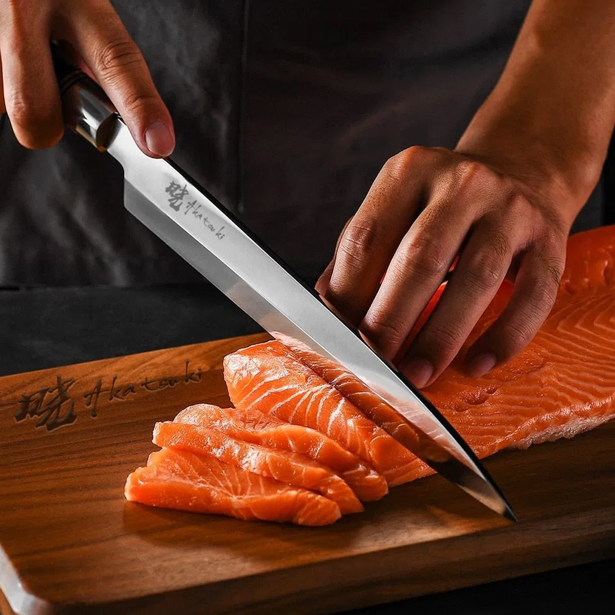 8.5/10.5in Japanese Sashimi Sushi Knife High Carbon Stainless Steel with Box