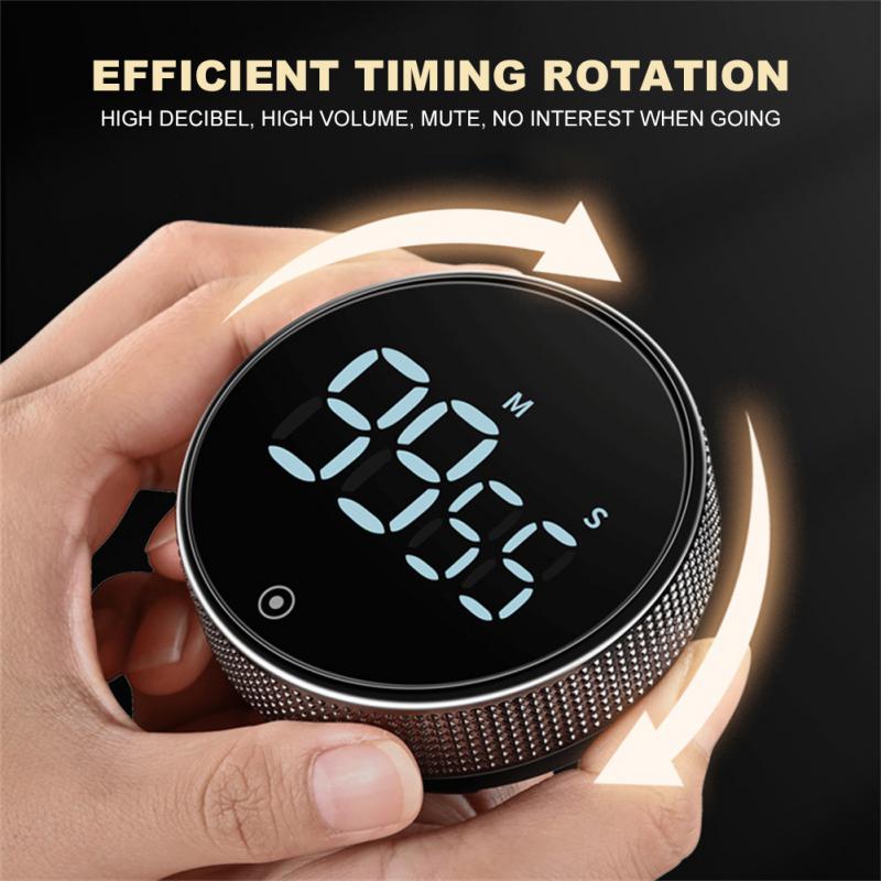 LED Digital Kitchen Timer For Cooking Shower Study Stopwatch Alarm Clock Magnetic Electronic Cooking Countdown Time Timer New