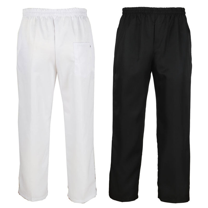 Chef Pants for Restaurant Kitchen Unisex Cook Works Lightweight Baggy Trousers