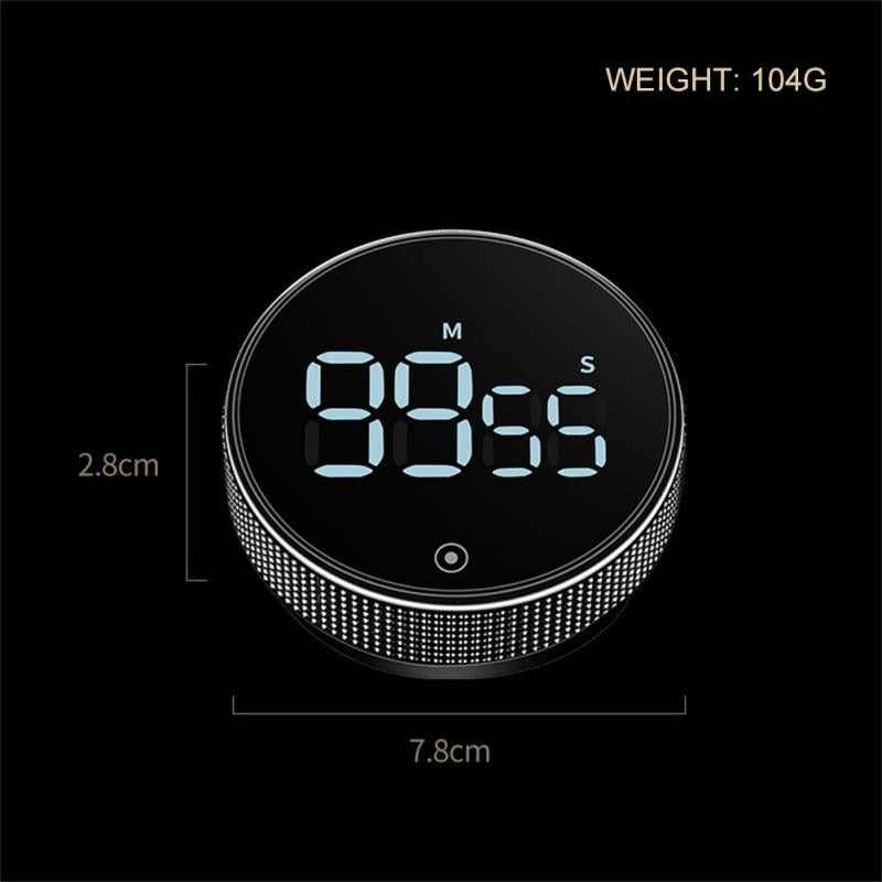 LED Digital Kitchen Timer For Cooking Shower Study Stopwatch Alarm Clock Magnetic Electronic Cooking Countdown Time Timer New